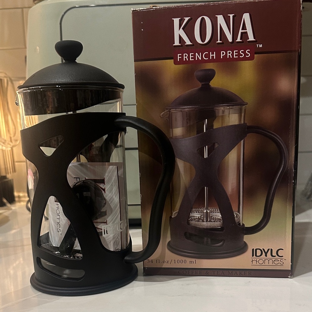 KONA French Press Coffee Maker - 34oz